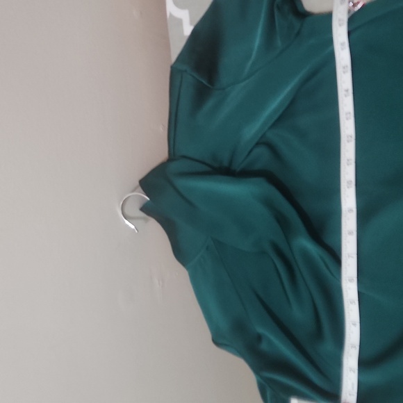 H&M Draped Blouse Green XS - Picture 13 of 16